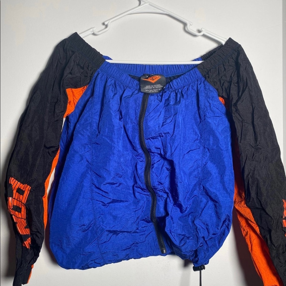 Off Shoulder Windbreaker